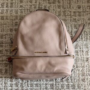 Michael Kors Blush Leather Backpack